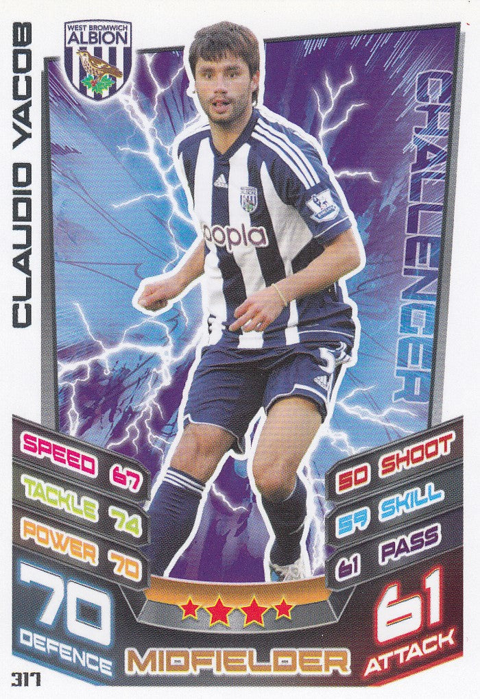 317. CLAUDIO YACOB - WEST BROMWICH ALBION - CHALLENGER
