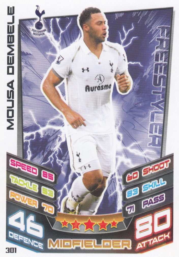 301. MOUSA DEMBELE - TOTTENHAM HOTSPUR - FREESTYLER
