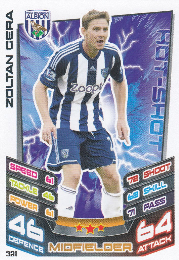 321. ZOLTAN GERA - WEST BROMWICH - HOT-SHOT