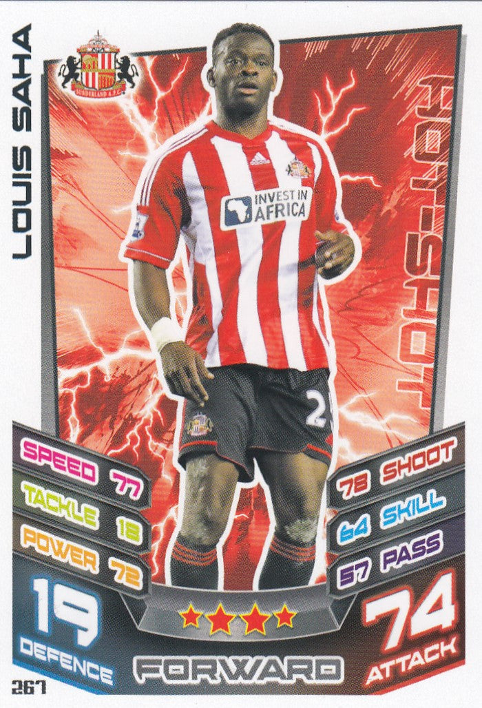 267. LOUIS SAHA - SUNDERLAND - HOT-SHOT