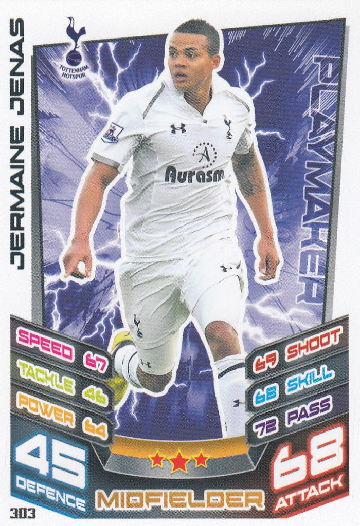 303. JERMAINE JENAS - TOTTENHAM HOTSPUR - PLAYMAKER