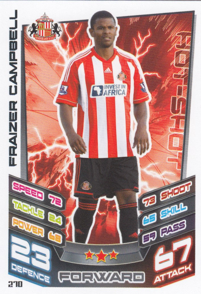 270. FRAIZER CAMPBELL - SUNDERLAND - HOT-SHOT