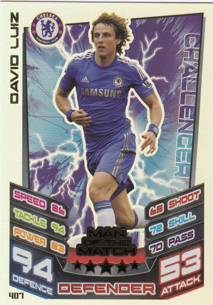 407. DAVID LUIZ - CHELSEA - MAN OF THE MATCH