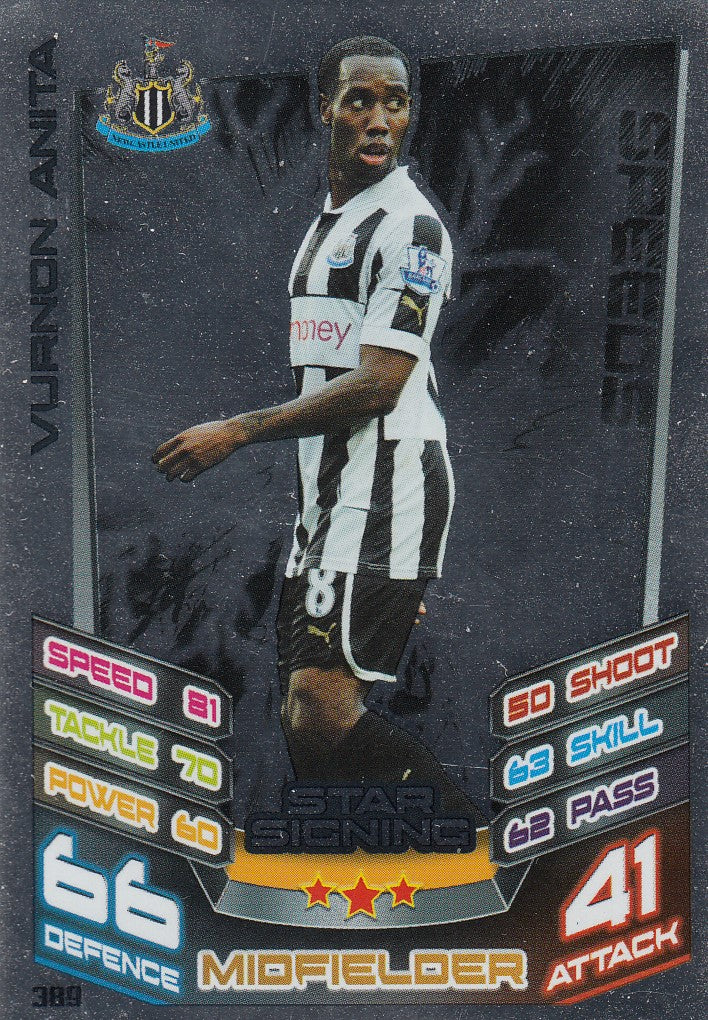 389. VURNON ANITA - NEWCASTLE UNITED - STAR SIGNING