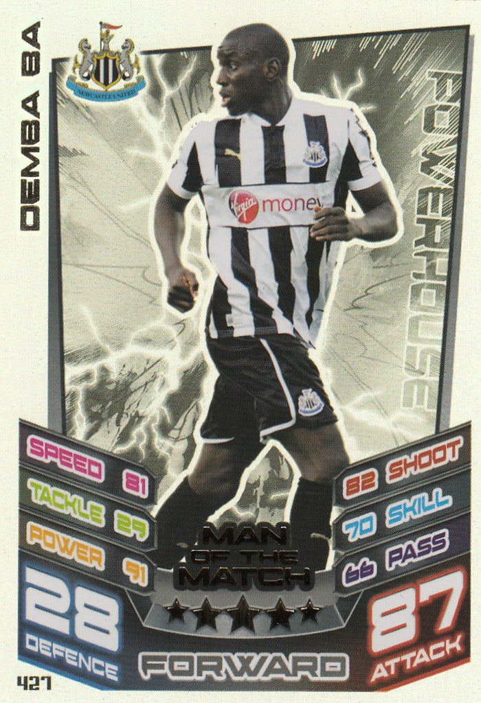 427. DEMBA BA - NEWCASTLE UNITED - MAN OF THE MATCH