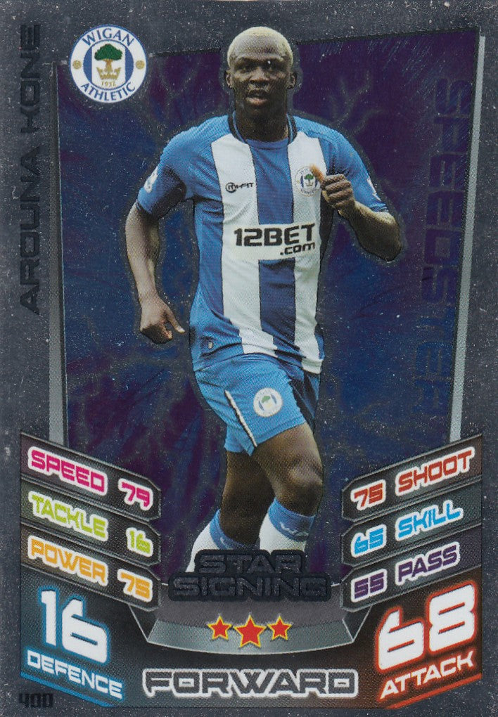 400. AROUNA KONE - WIGAN - STAR SIGNING