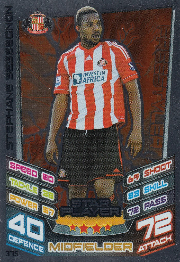 375. STEPHANE SESSEGNON - SUNDERLAND - STAR PLAYER