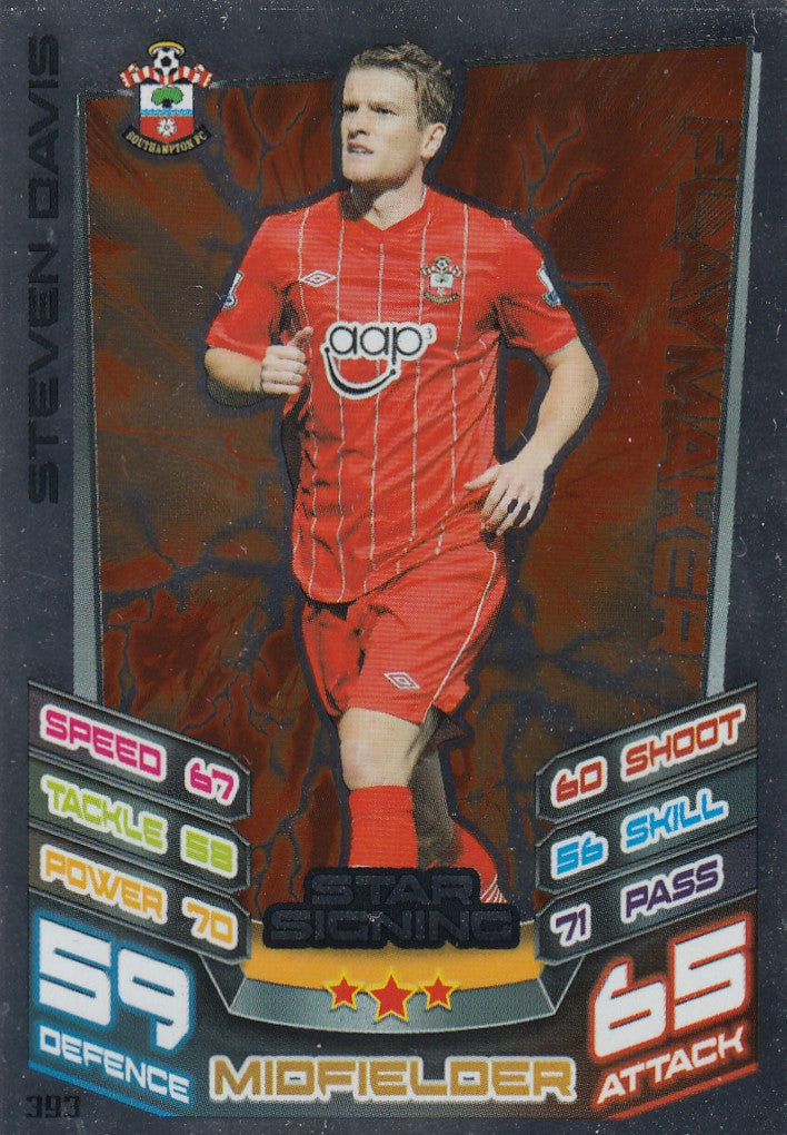 393. STEVEN DAVIS - SOUTHAMPTON - STAR SIGNING