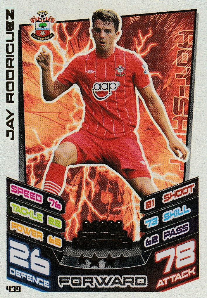 439. JAY RODRIGUEZ - SOUTHAMPTON - MAN OF THE MATCH