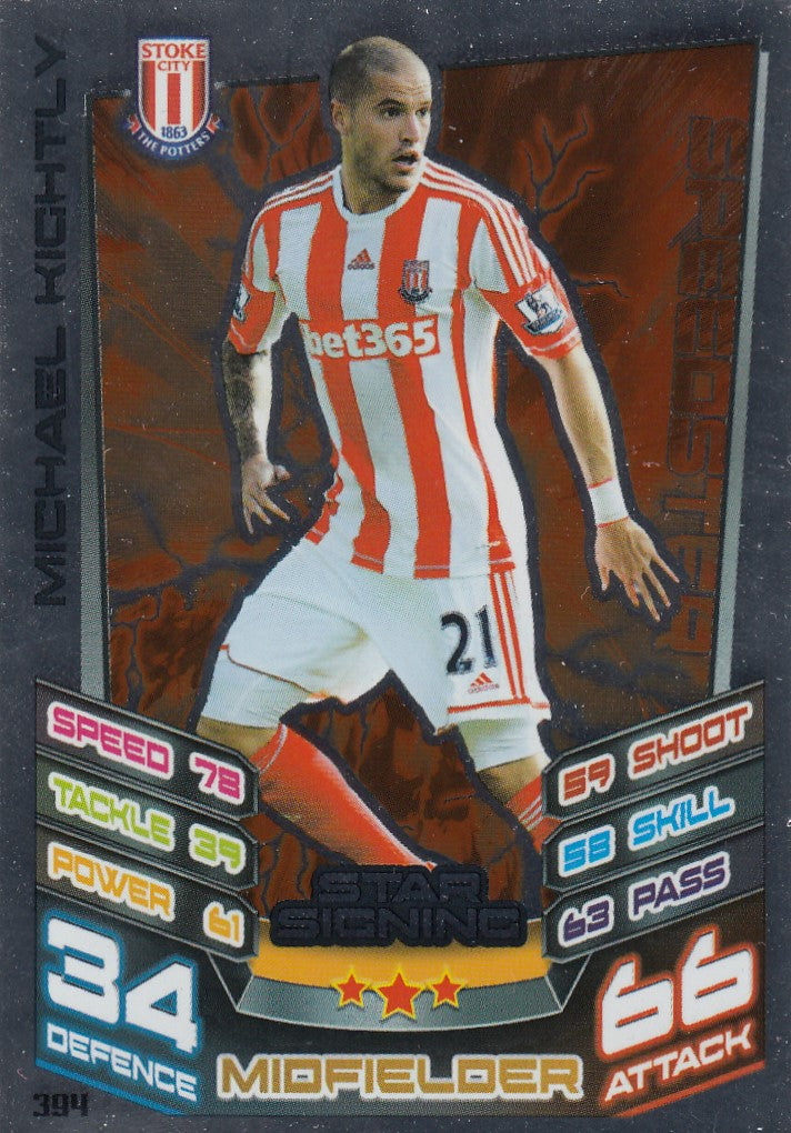 394. MICHAEL KIGHTLY - STOKE CITY - STAR SIGNING