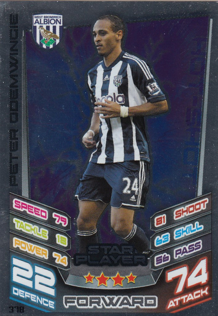 378. PETER ODEMWINGIE - WEST BROMWICH ALBION - STAR PLAYER