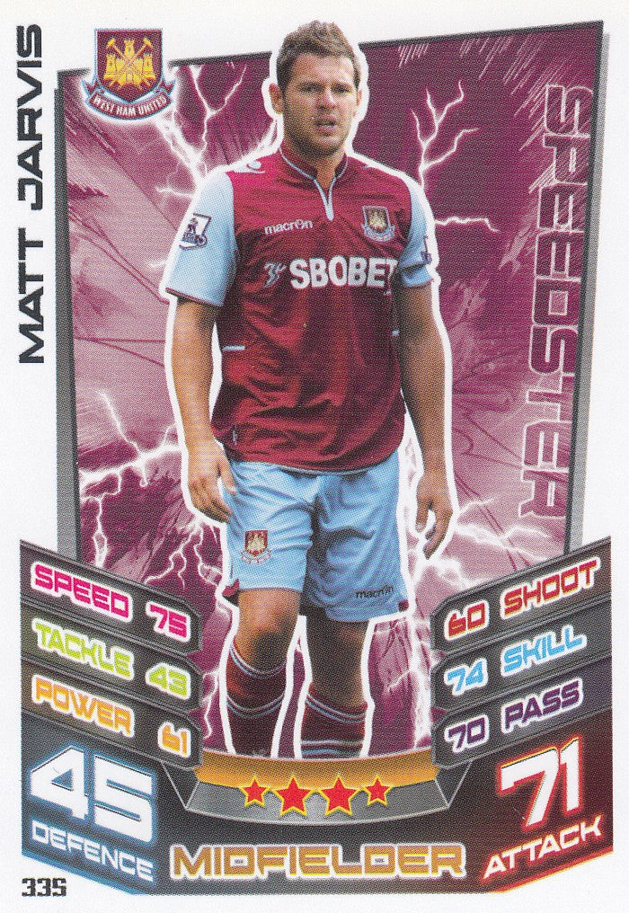 335. MATT JARVIS - WEST HAM UNITED - SPEEDSTER