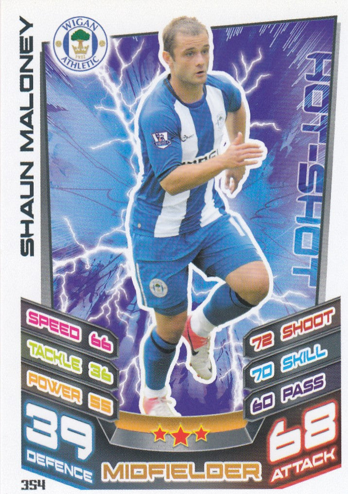 354. SHAUN MALONEY - WIGAN ATHLETIC - HOT-SHOT