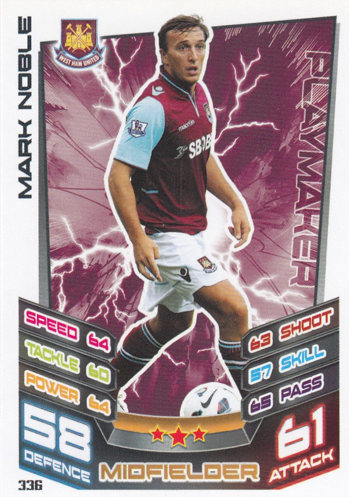 336. MARK NOBLE - WEST HAM UNITED - PLAYMAKER