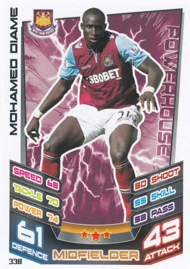 338. MOHAMED DIAME - WEST HAM UNITED - POWERHOUSE