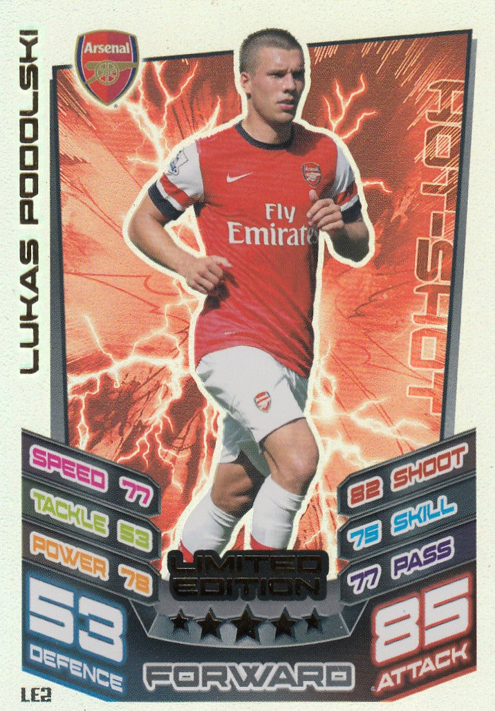 LE2. LUKAS PODOLSKI - ARSENAL - LIMITED EDITION