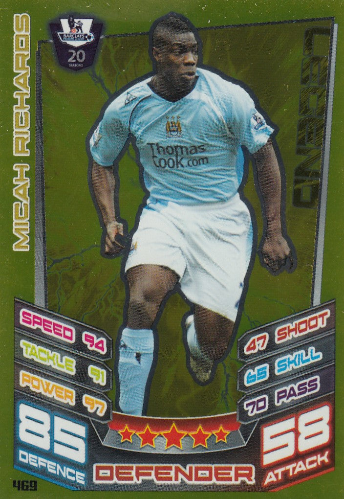 469. MICAH RICHARDS - MANCHESTER CITY - LEGEND