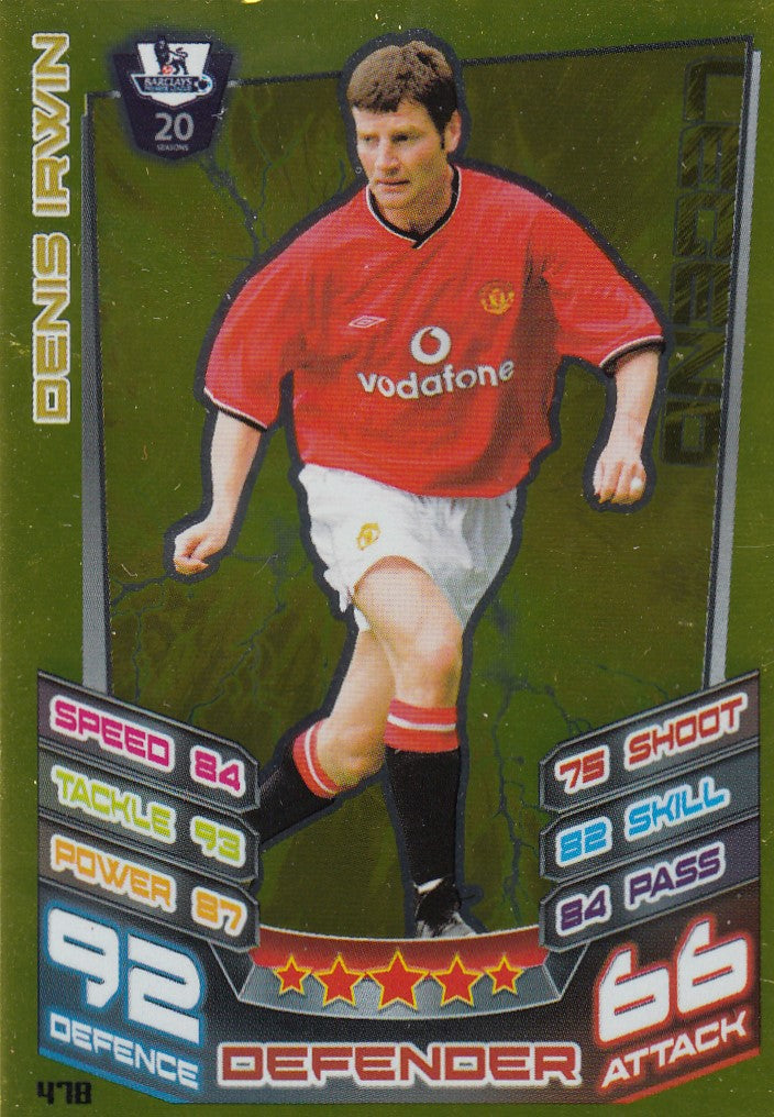 478. DENIS IRWIN - MANCHESTER UNITED - LEGEND