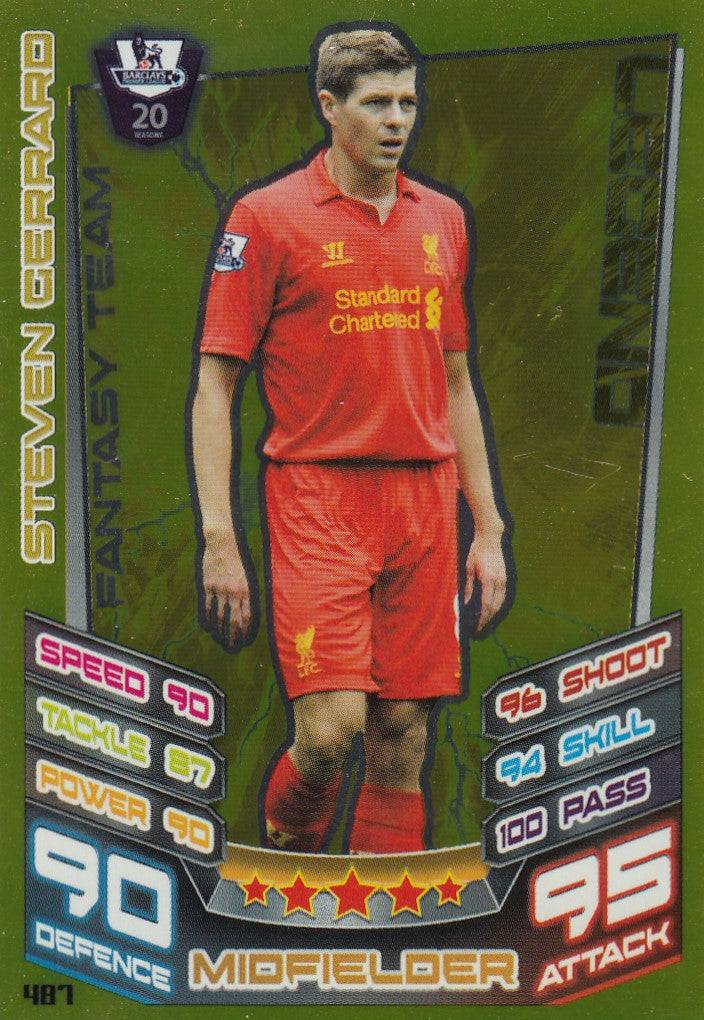 487. STEVEN GERRARD - LIVERPOOL - LEGEND