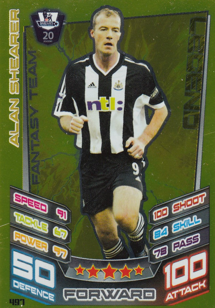 497. ALAN SHEARER - NEWCASTLE UNITED - LEGEND