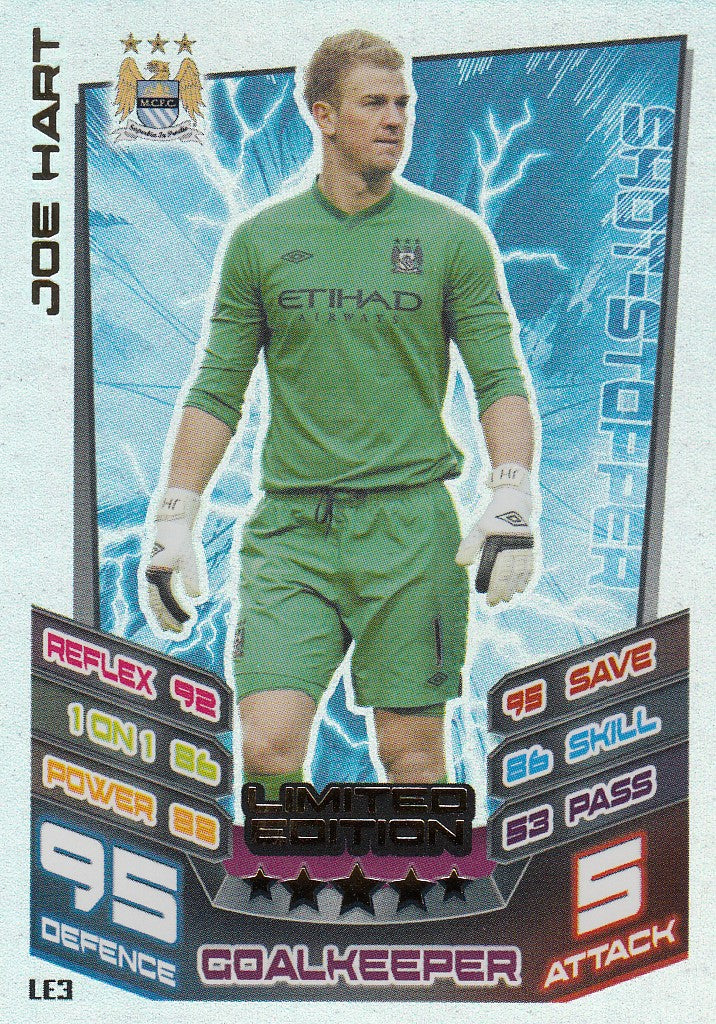 LE3. JOE HART - MANCHESTER CITY - LIMITED EDITION - EXTRA