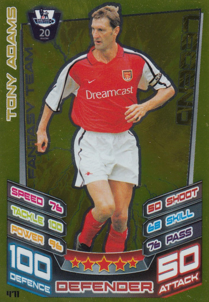 471. TONY ADAMS - ARSENAL - LEGEND