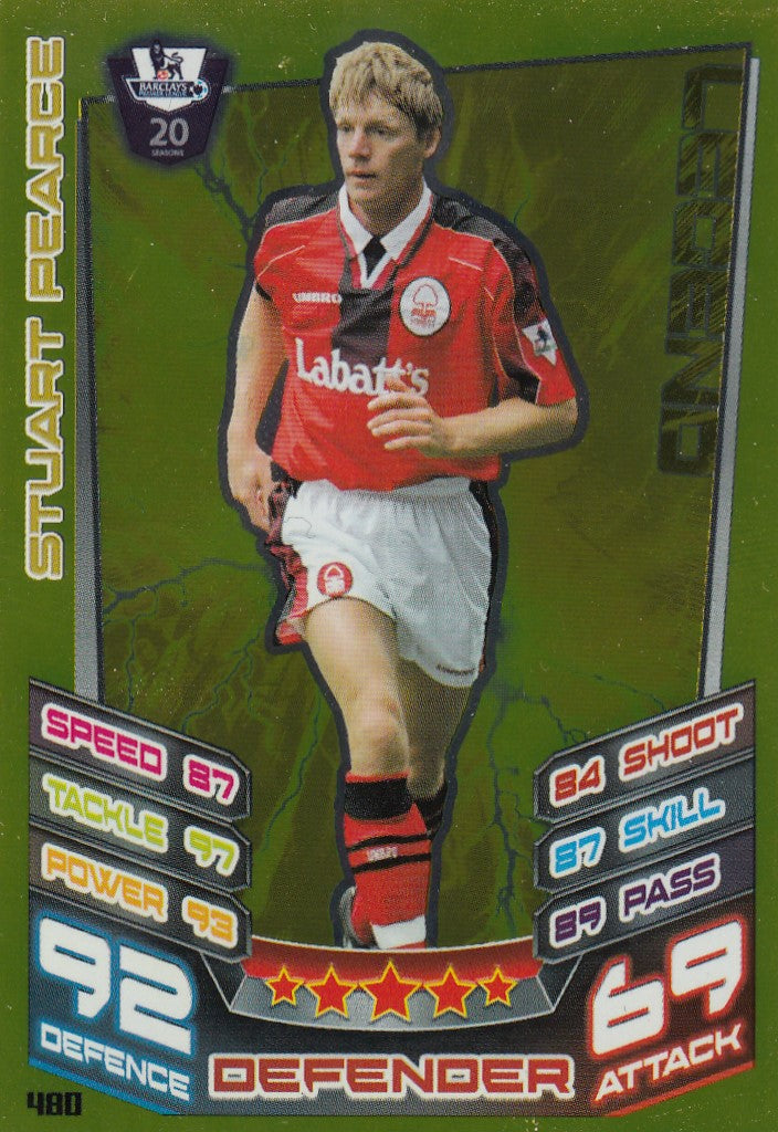 480. STUART PEARCE - NOTTINGHAM FOREST - LEGEND