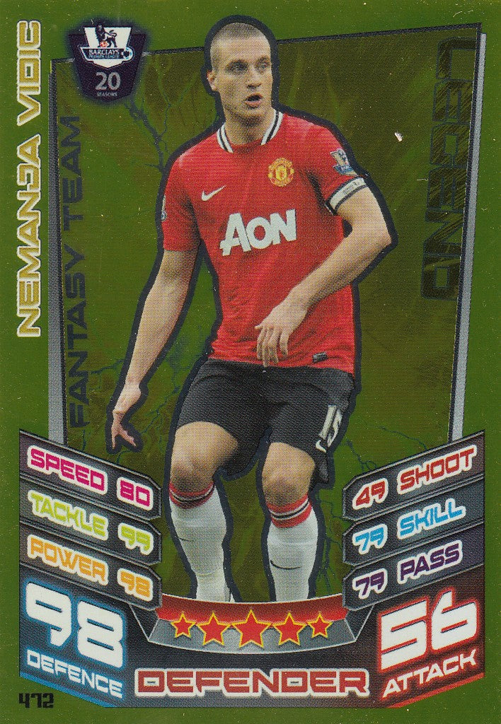 472. NEMANJA VIDIC - MANCHESTER UNITED - LEGEND