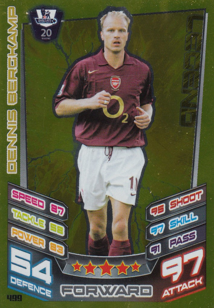 499. DENNIS BERGKAMP - ARSENAL - LEGEND