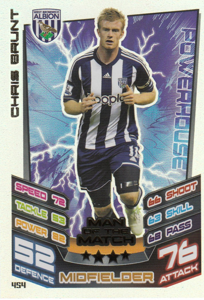 454. CHRIS BRUNT - WEST BROMWICH ALBION - MAN OF THE MATCH