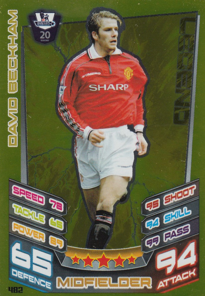 482. DAVID BECKHAM - MANCHESTER UNITED - LEGEND
