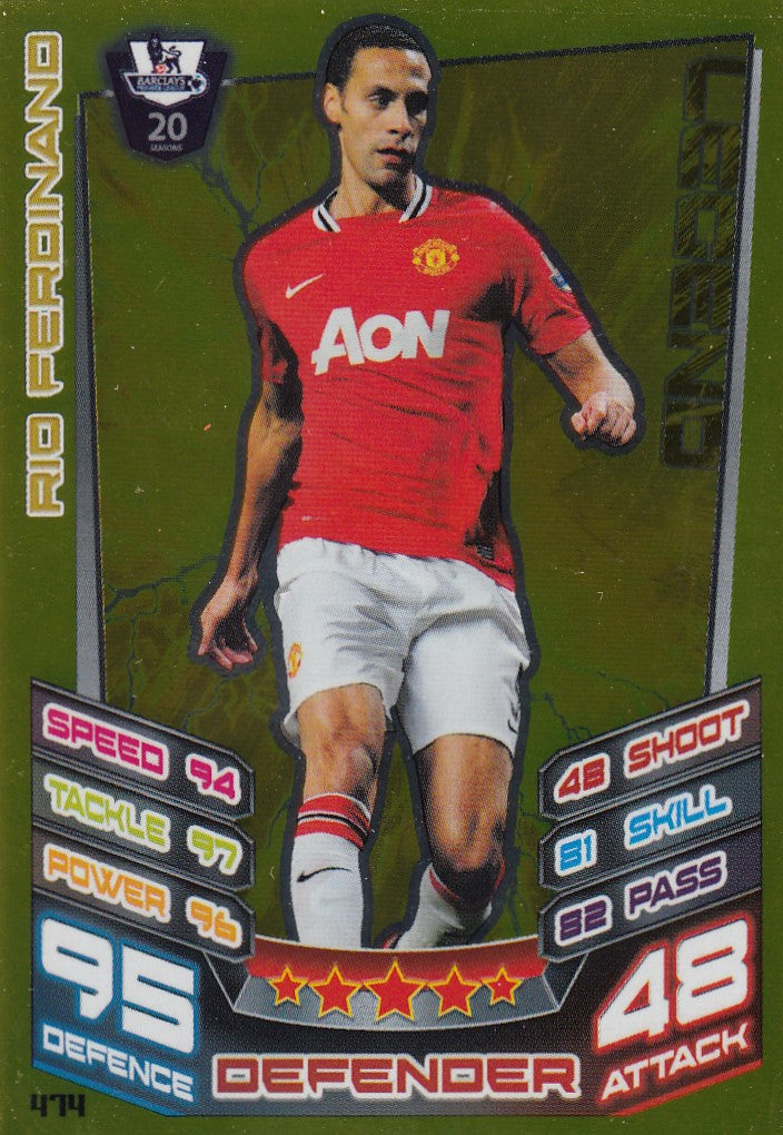 474. RIO FERDINAND - MANCHESTER UNITED - LEGEND