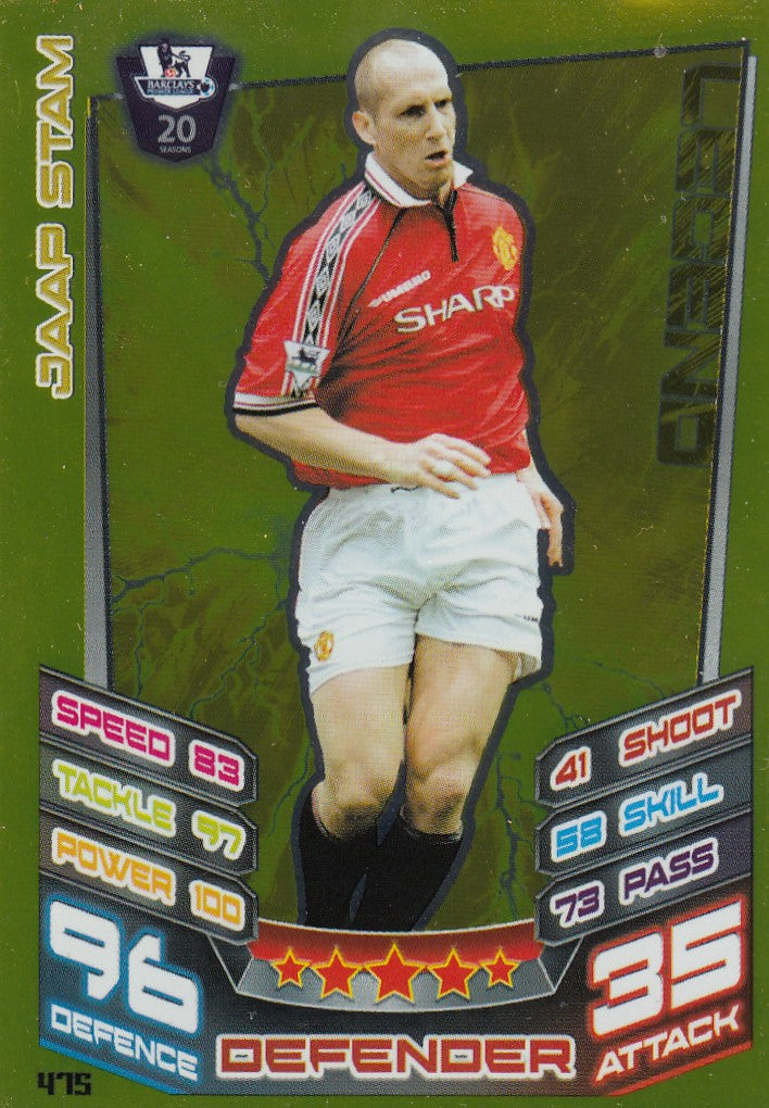 475. JAAP STAM - MANCHESTER UNITED - LEGEND