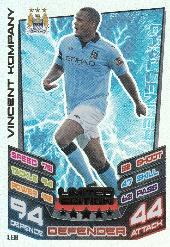LE8. VINCENT KOMPANY - MANCHESTER CITY - LIMITED EDITION
