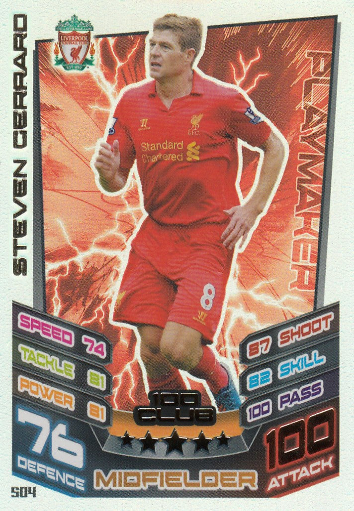 504. STEVEN GERRARD - LIVERPOOL - 100 CLUB