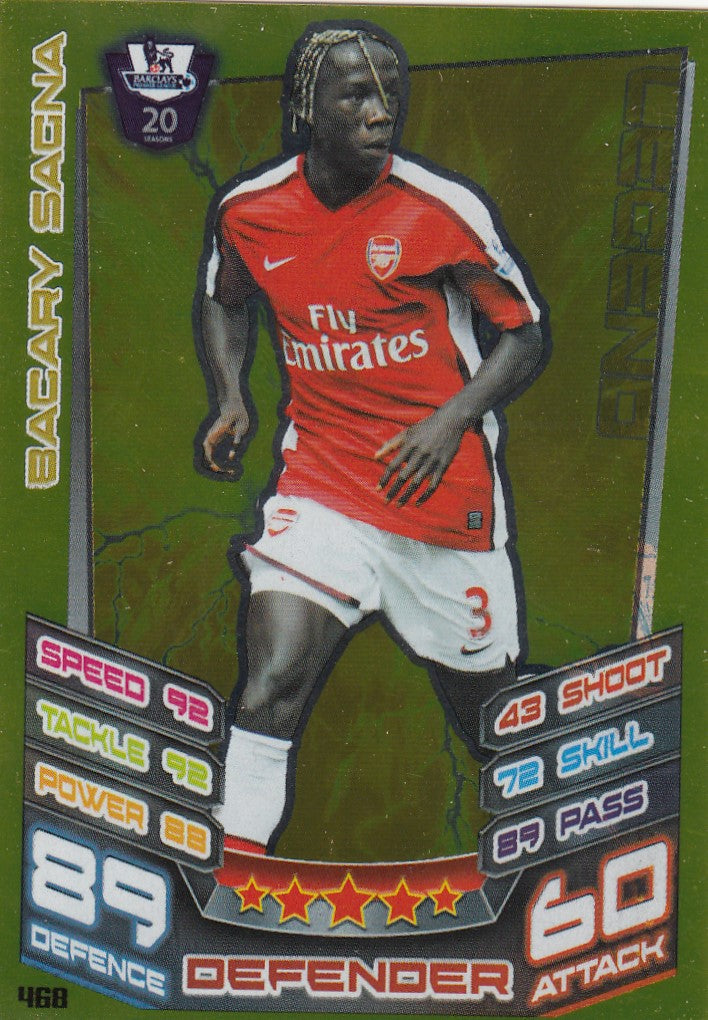 468. BACARY SAGNA - ARSENAL - LEGEND