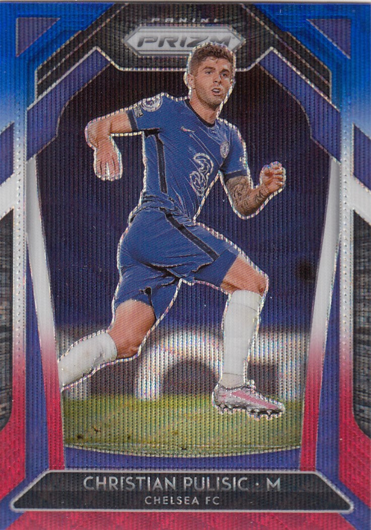 221. CHRISTIAN PULISIC - CHELSEA - RED/WHITE/BLUE PRIZM