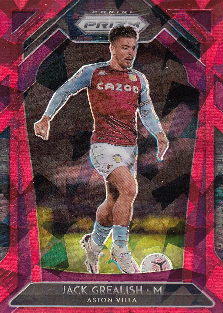 279. JACK GREALISH - ASTON VILLA - RED ICE PRIZM
