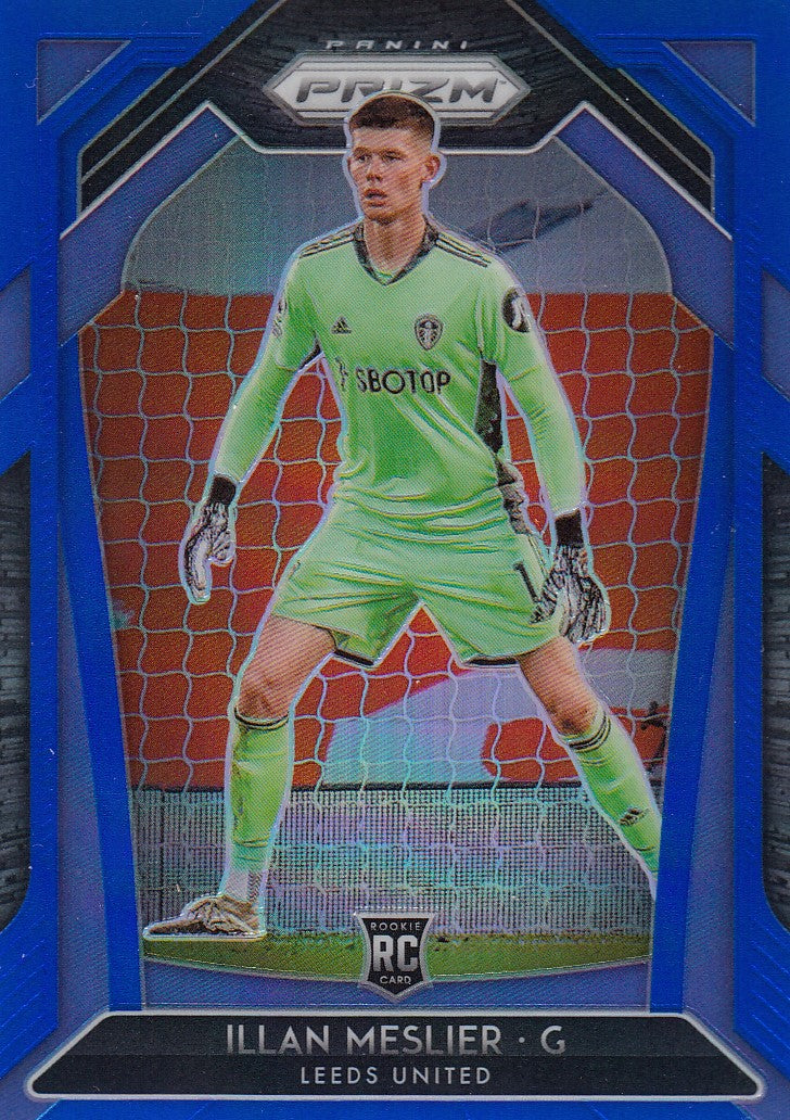 #199. BLUE PRIZM - 196. ILLAN MESLIER - LEEDS UNITED - ROOKIE - CARD 71 OF 199