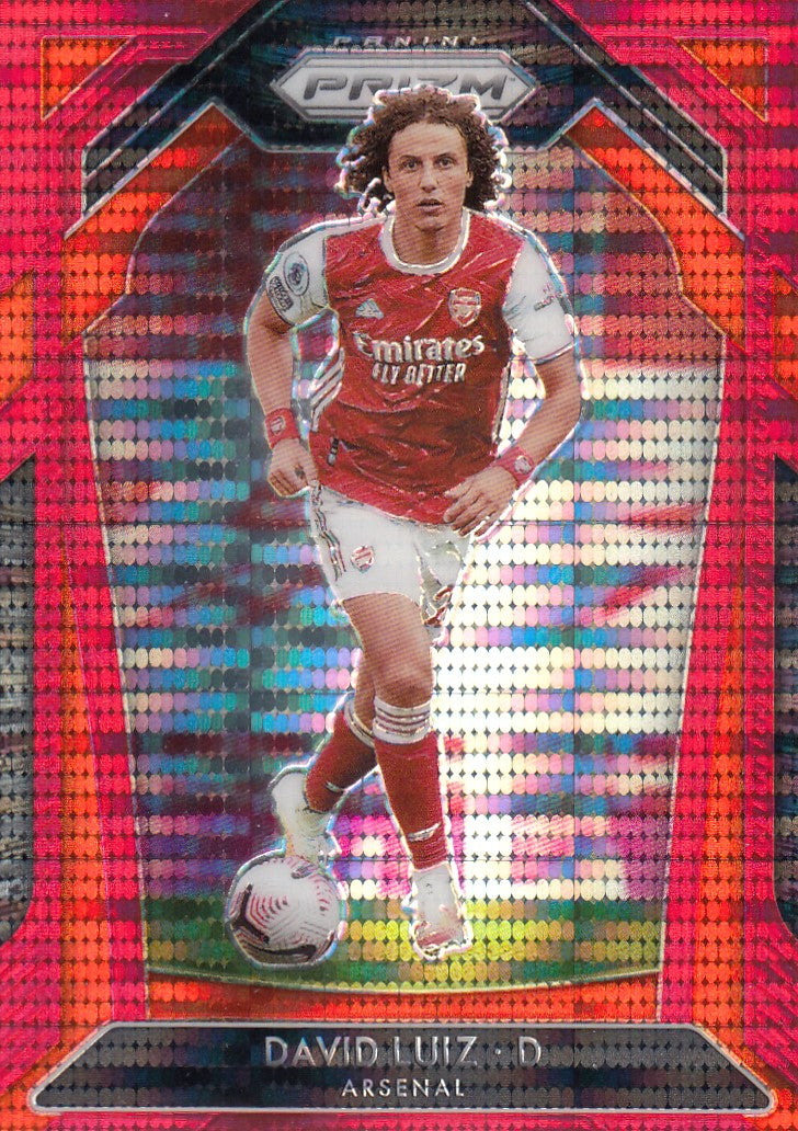 032. DAVID LUIZ - ARSENAL - RED PULSAR PRIZM