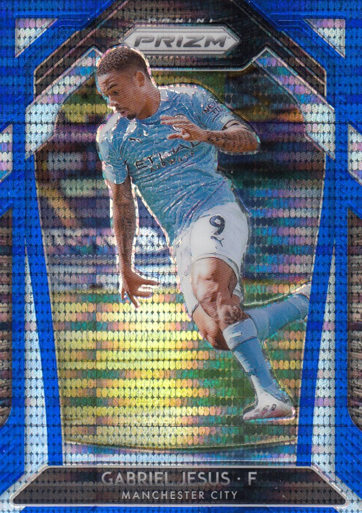 105. GABRIEL JESUS - MANCHESTER CITY - BLUE PULSAR PRIZM