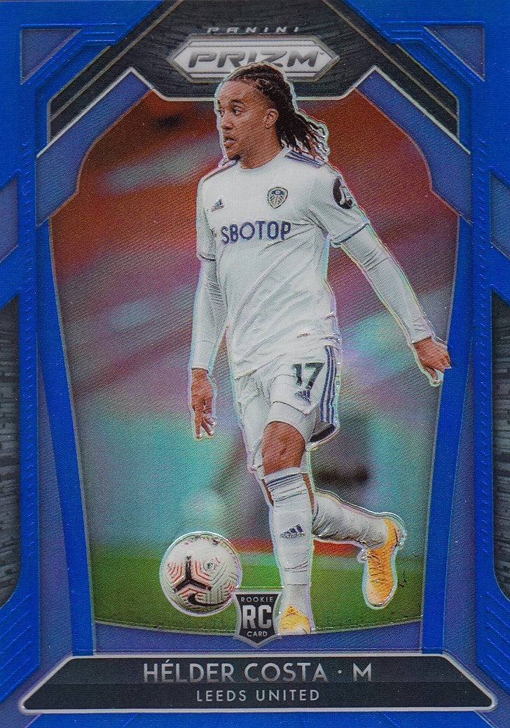 #199. BLUE PRIZM - 206. HELDER COSTA - LEEDS UNITED - ROOKIE - CARD 143 OF 199