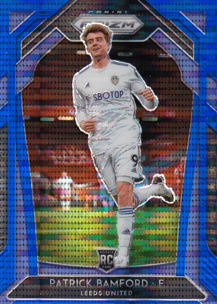 210. PATRICK BAMFORD - LEEDS UNITED - ROOKIE - BLUE PULSAR PRIZM
