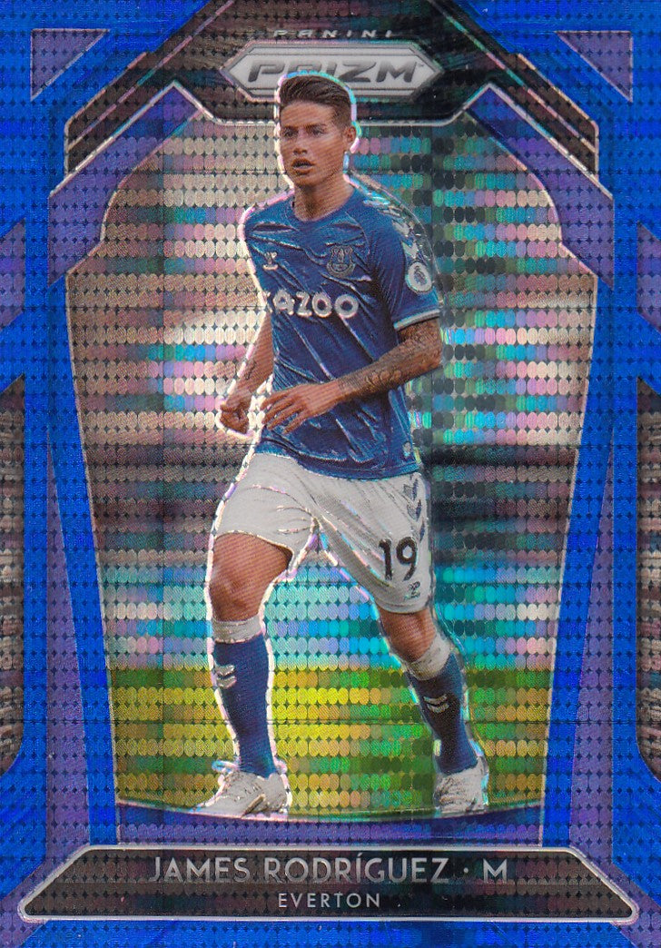 112. JAMES RODRÌGUEZ - EVERTON - BLUE PULSAR PRIZM