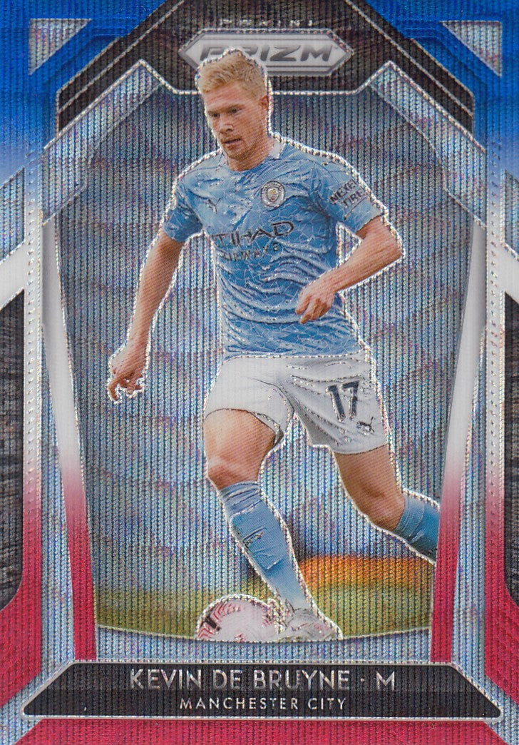099. KEVIN DE BRUYNE - MANCHESTER CITY - RED/WHITE/BLUE PRIZM