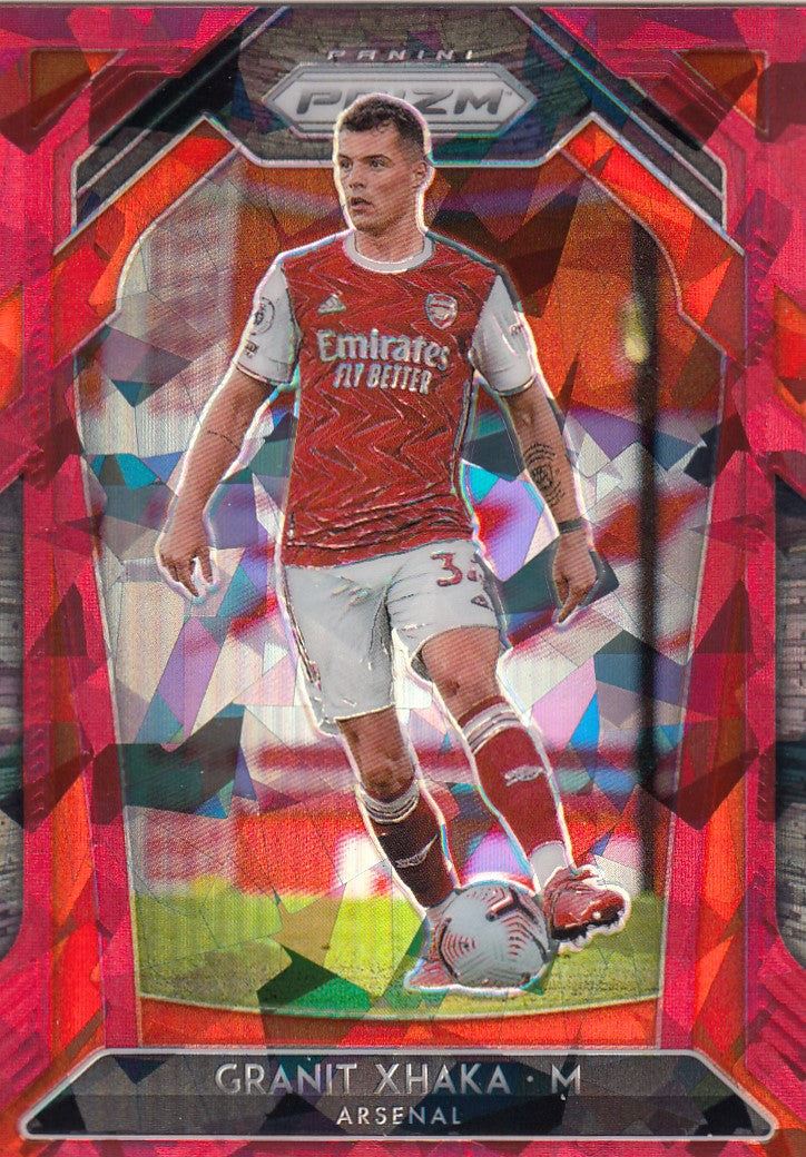 038. GRANIT XHAKA - ARSENAL - RED ICE PRIZM