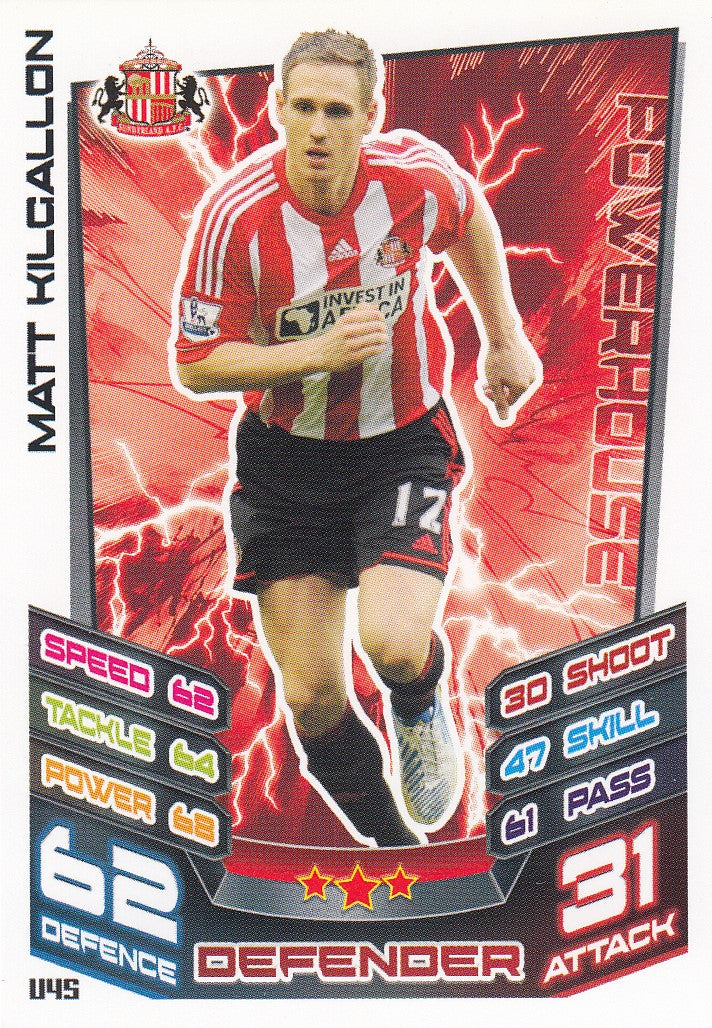 EX-U045. MATT KILGALLON - SUNDERLAND