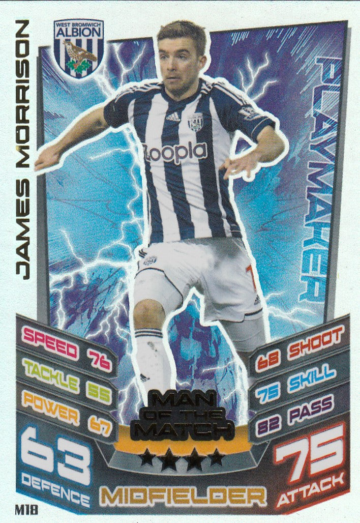 EX-M018. JAMES MORRISON - WEST BROMWICH - MAN OF THE MATCH