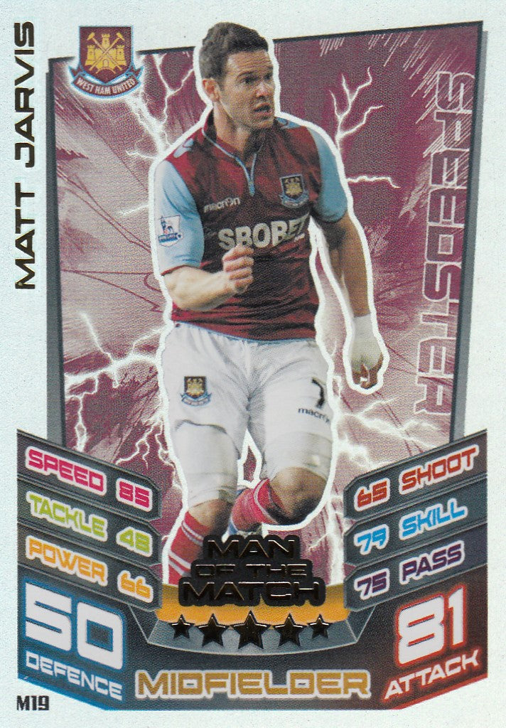 EX-M019. MATT JARVIS - WEST HAM UNITED - MAN OF THE MATCH