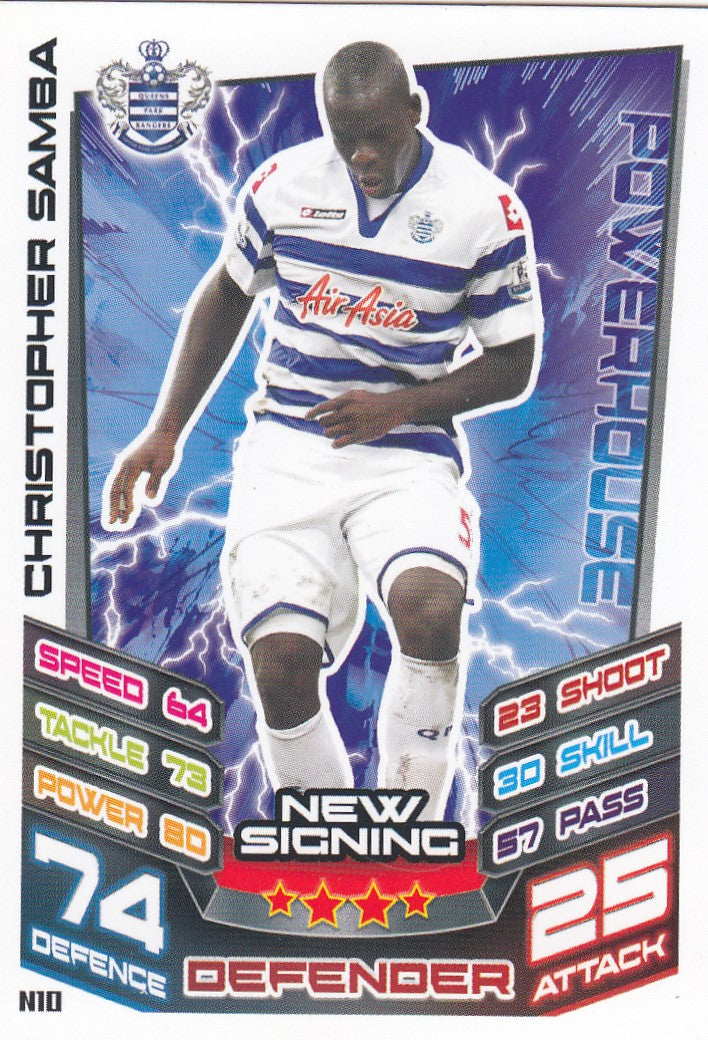 EX-N010. CHRISTOPHER SAMBA - QUEENS PARK RANGERS - NEW SIGNING
